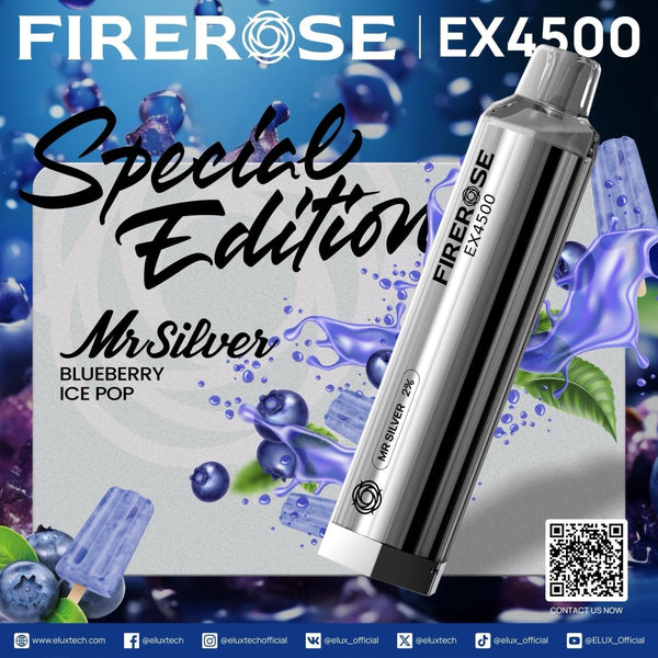 Firerose 4500 Puffs Special Edition Disposable Vape (Box of 10) - Vapingsupply
