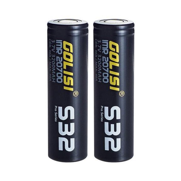 Golisi S32 - 20700 Battery - 3200mAh - Pack of 2 - Vapingsupply