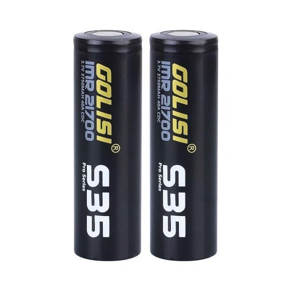 Golisi S35 - 21700 Battery - 3750mAh - Pack Of 2 - Vapingsupply