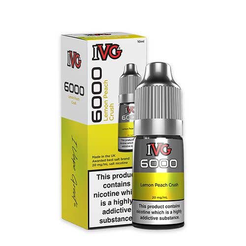 IVG 6000 Nic Salt 10ml Bottle Box of 10 - Vapingsupply