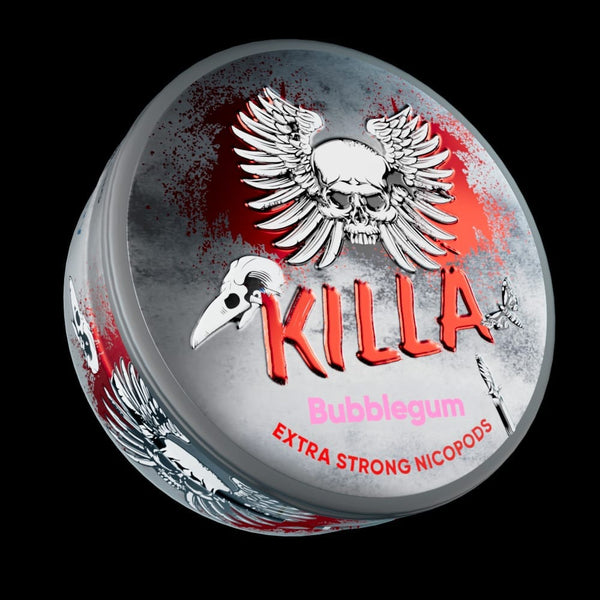 Killa Nicopods - Bubblegum - 12.8mg - Box of 10 - Vapingsupply