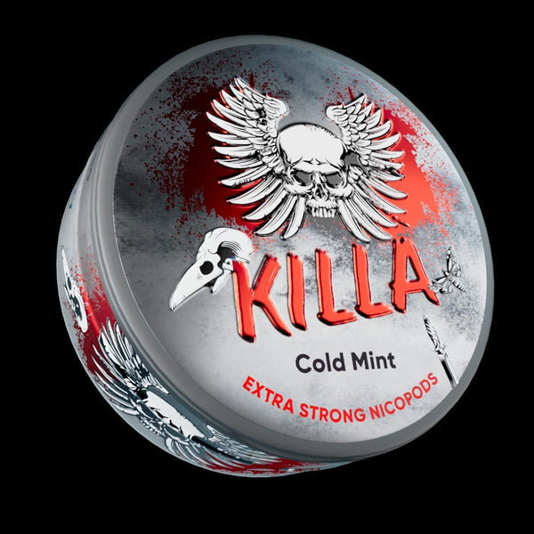 Killa Nicopods - Cold Mint - 12.8mg - Box of 10 - Vapingsupply