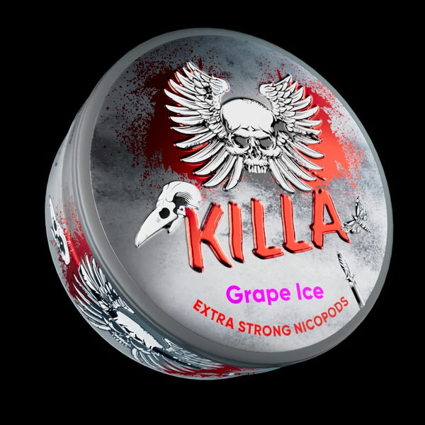 Killa Nicopods - Grape Ice - 12.8mg - Box of 10 - Vapingsupply