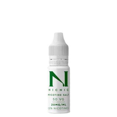 NIC NIC - NICOTINE SALT SHOT 20MG 50VG [BOX OF 120] - Vapingsupply