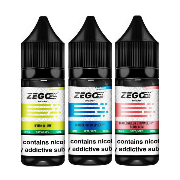 Zego Nic Salt 10ml E-Liquid - Box of 10 - Vapingsupply