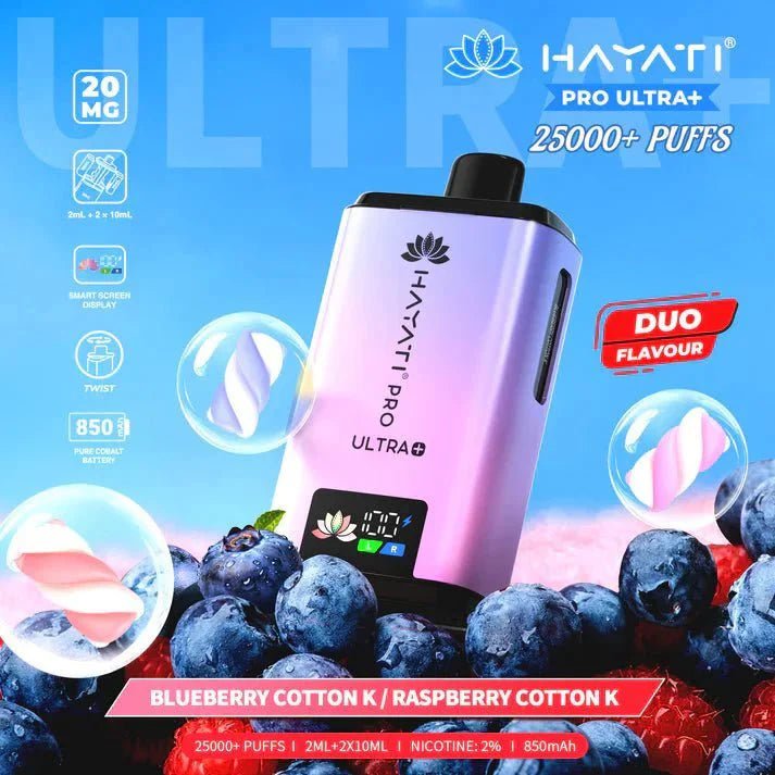 Hayati Pro Ultra Plus 25000 Starter Vape Kit Box of 5 - Vapingsupply