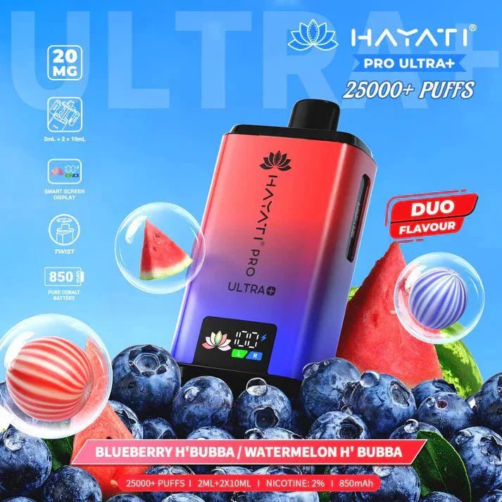 Hayati Pro Ultra Plus 25000 Starter Vape Kit Box of 5 - Vapingsupply