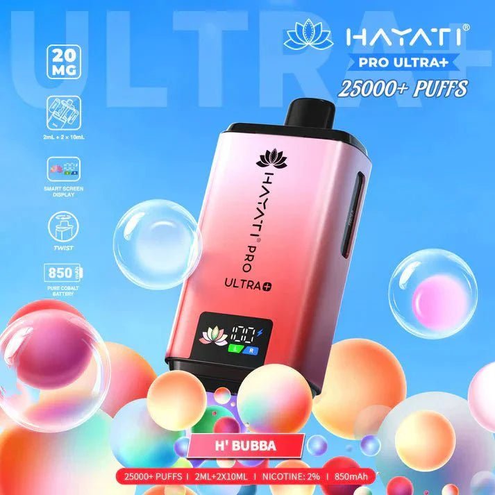 Hayati Pro Ultra Plus 25000 Starter Vape Kit Box of 5 - Vapingsupply