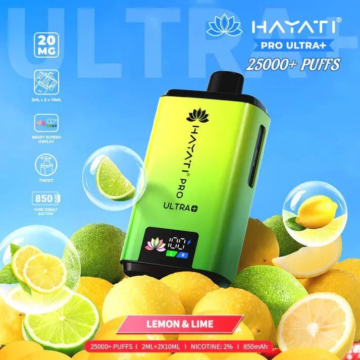 Hayati Pro Ultra Plus 25000 Starter Vape Kit Box of 5 - Vapingsupply