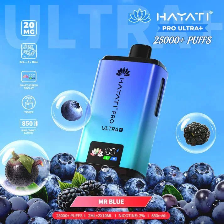Hayati Pro Ultra Plus 25000 Starter Vape Kit Box of 5 - Vapingsupply