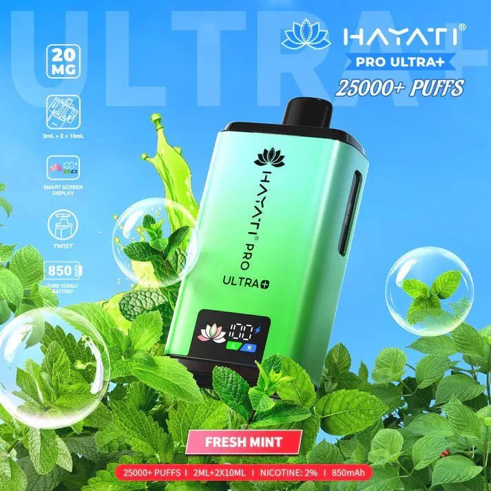Hayati Pro Ultra Plus 25000 Starter Vape Kit Box of 5 - Vapingsupply