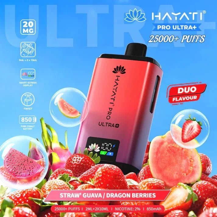 Hayati Pro Ultra Plus 25000 Starter Vape Kit Box of 5 - Vapingsupply