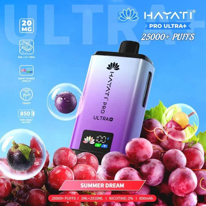 Hayati Pro Ultra Plus 25000 Starter Vape Kit Box of 5 - Vapingsupply