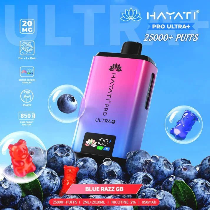 Hayati Pro Ultra Plus 25000 Starter Vape Kit Box of 5 - Vapingsupply