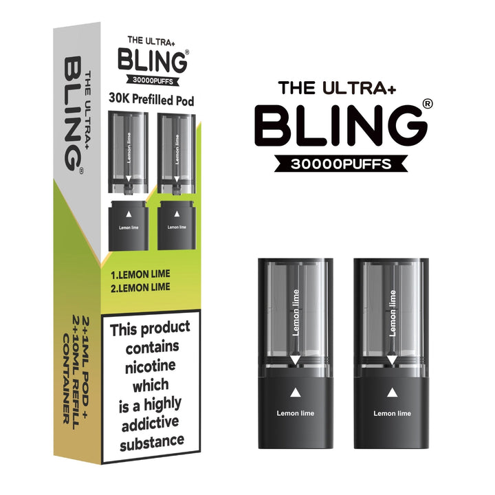 The Bling Ultra Plus 30k Replacement Pods Box of 5 - Vapingsupply
