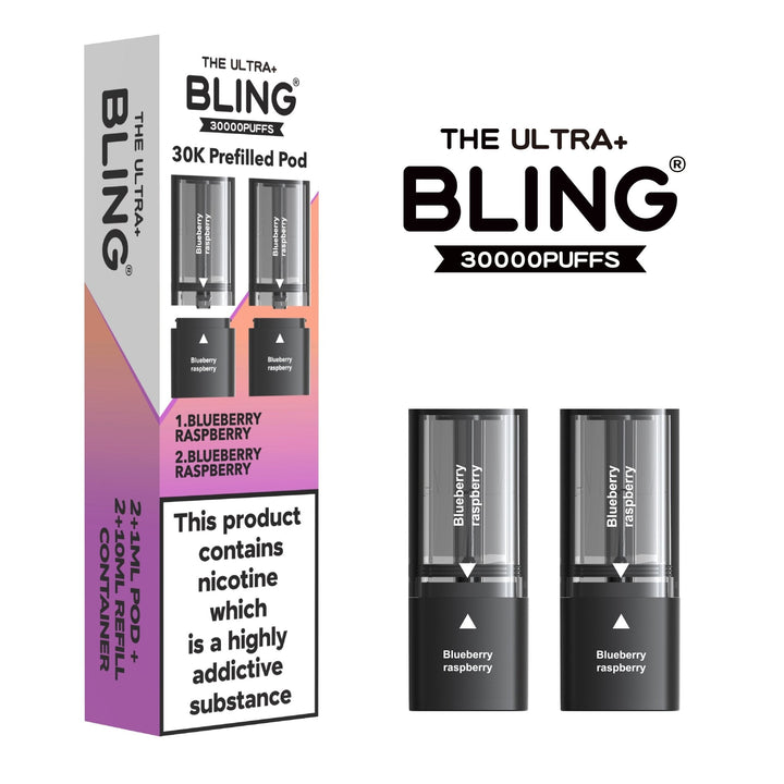 The Bling Ultra Plus 30k Replacement Pods Box of 5 - Vapingsupply