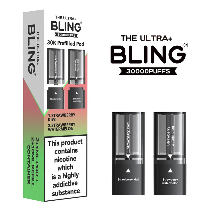 The Bling Ultra Plus 30k Replacement Pods Box of 5 - Vapingsupply