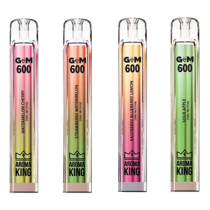 Aroma King Gem 600 Disposable Vape Pod Box of 10 - Vapingsupply