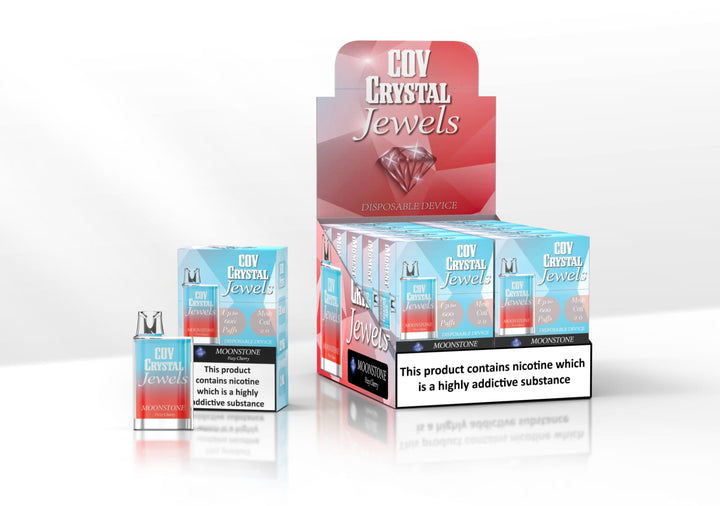 COV Crystal Jewels 600 Puff Disposable Vape Pod Puff Bar Device - Pack of 10 - Vapingsupply