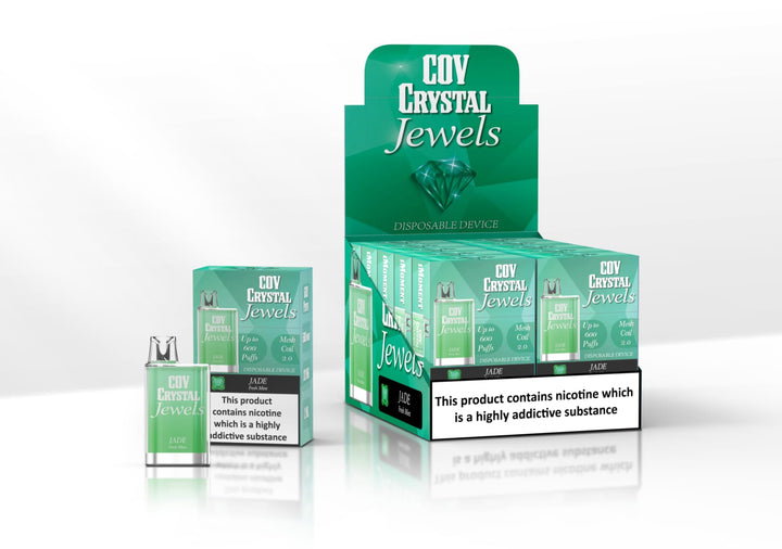 COV Crystal Jewels 600 Puff Disposable Vape Pod Puff Bar Device - Pack of 10 - Vapingsupply