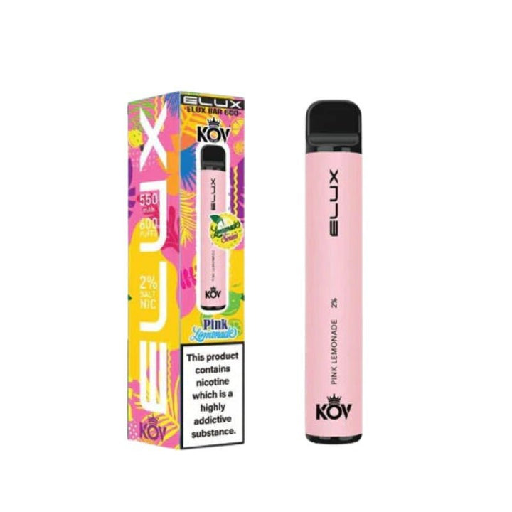 ELUX KOV Lemonade Series Bar 600 Puffs | 10 Pack - Vapingsupply