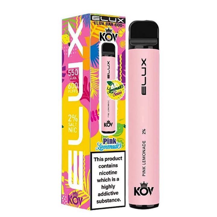 ELUX KOV Lemonade Series Bar 600 Puffs | 10 Pack - Vapingsupply