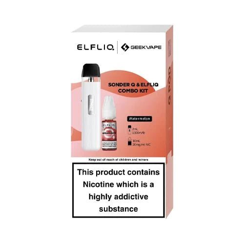 Geekvape Sonder Q Pod Kit and Elfliq Salt Combo Deal - Vapingsupply