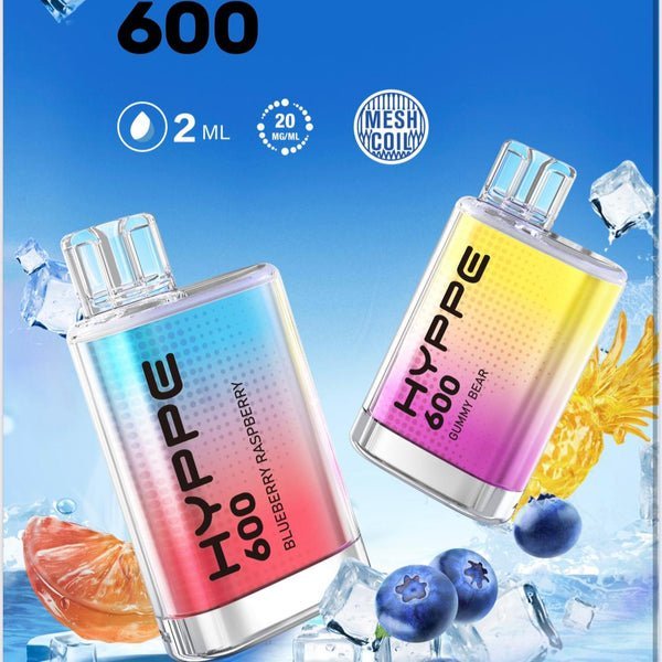 Hyppe 600 Crystal Disposable Vape Pod - Box of 10 - Vapingsupply