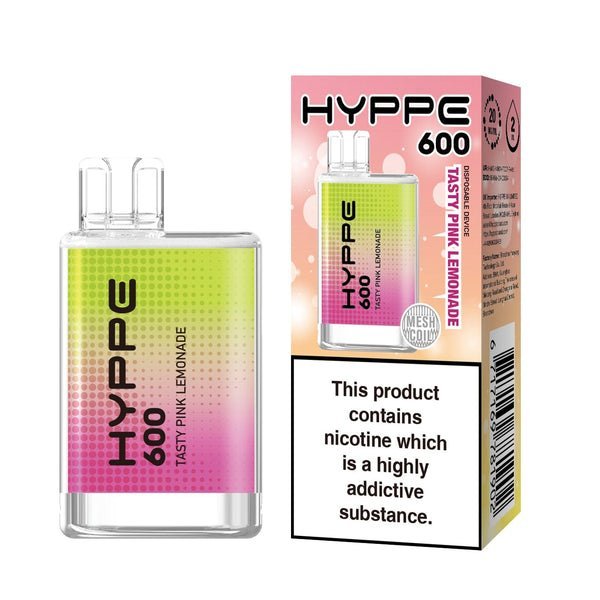 Hyppe 600 Crystal Disposable Vape Pod - Box of 10 - Vapingsupply