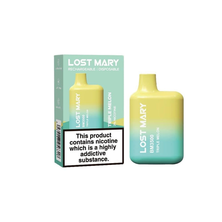Lost Mary BM3500 Disposable Vape Puff Pod Box of 10 Vapingsupply Lost Mary BM3500 Disposable Vape Puff Pod Box of 10 Vapingsupply