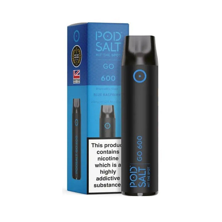 Pod Salt GO 600 Disposable Vape Puff Pod Box of 10 - Vapingsupply