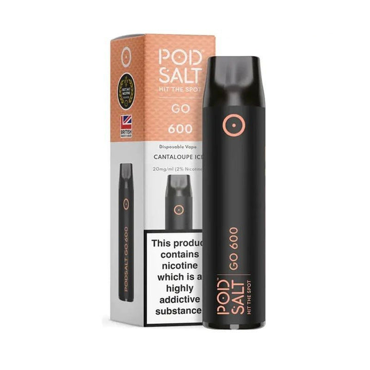 Pod Salt GO 600 Disposable Vape Puff Pod Box of 10 - Vapingsupply