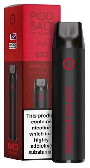 Pod Salt GO 600 Disposable Vape Puff Pod Box of 10 - Vapingsupply