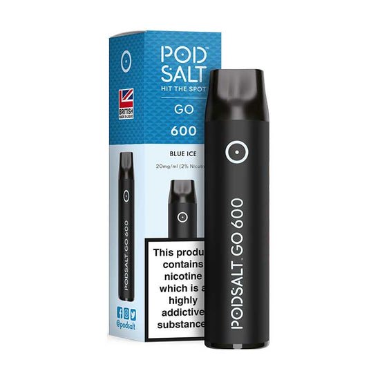 Pod Salt GO 600 Disposable Vape Puff Pod Box of 10 - Vapingsupply