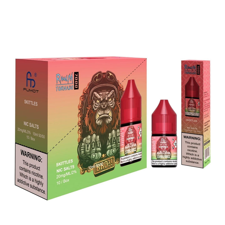 R and M 7000 Nic Salt 10ml - Box of 10 - Vapingsupply