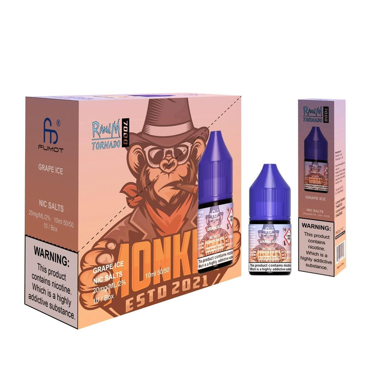 R and M 7000 Nic Salt 10ml - Box of 10 - Vapingsupply