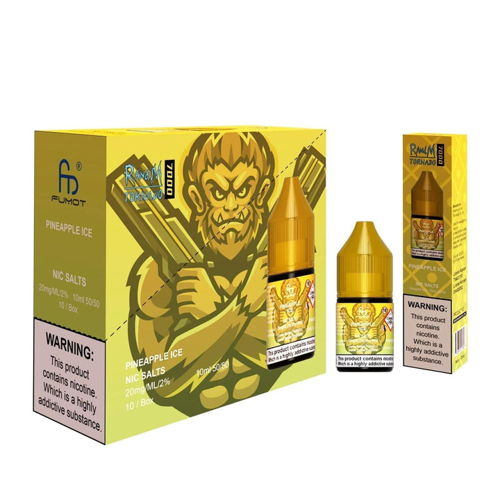R and M 7000 Nic Salt 10ml - Box of 10 - Vapingsupply