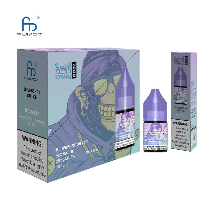 R and M 7000 Nic Salt 10ml - Box of 10 - Vapingsupply