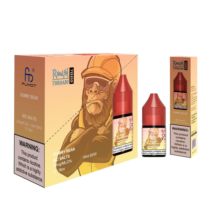 R and M 7000 Nic Salt 10ml - Box of 10 - Vapingsupply