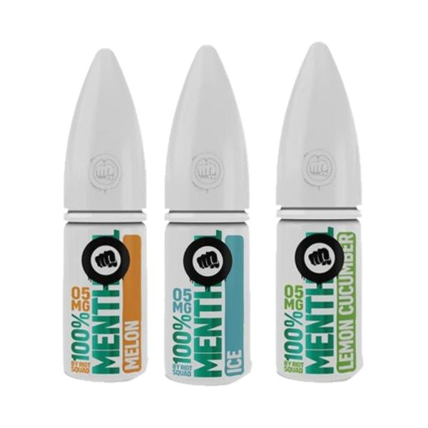 Riot Squad Menthol Series 10ML Nic Salt (Pack of 10) - Vapingsupply