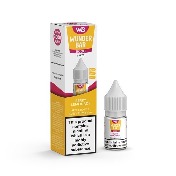 Wundar Bar 6000 Nic Salt 10ml - Box Of 10 - Vapingsupply