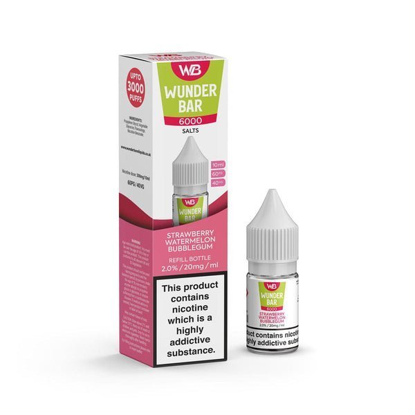 Wundar Bar 6000 Nic Salt 10ml - Box Of 10 - Vapingsupply