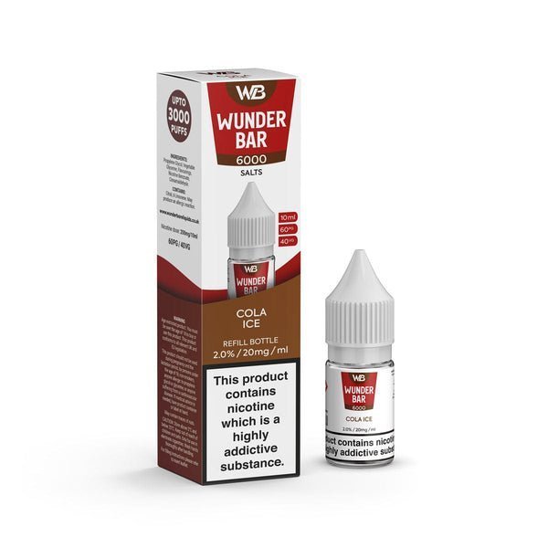 Wundar Bar 6000 Nic Salt 10ml - Box Of 10 - Vapingsupply