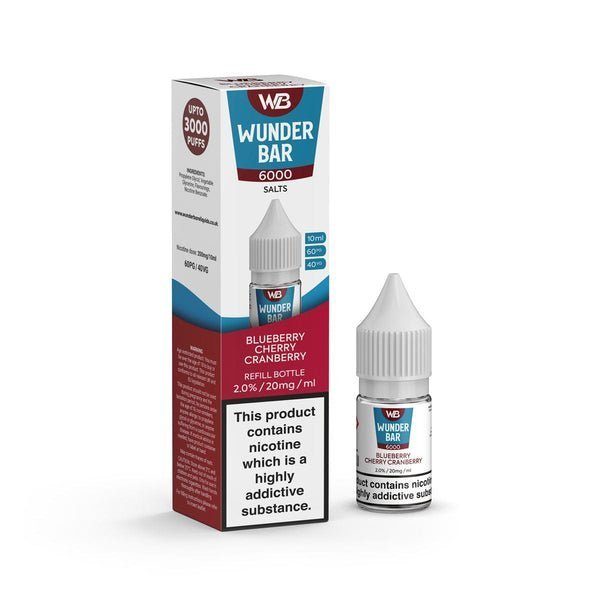 Wundar Bar 6000 Nic Salt 10ml - Box Of 10 - Vapingsupply