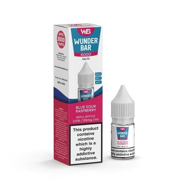 Wundar Bar 6000 Nic Salt 10ml - Box Of 10 - Vapingsupply