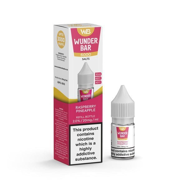 Wundar Bar 6000 Nic Salt 10ml - Box Of 10 - Vapingsupply