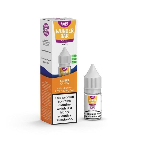 Wundar Bar 6000 Nic Salt 10ml - Box Of 10 - Vapingsupply