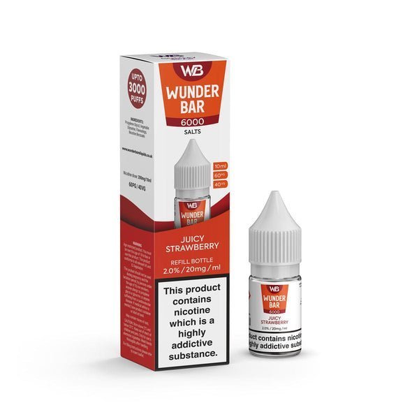 Wundar Bar 6000 Nic Salt 10ml - Box Of 10 - Vapingsupply