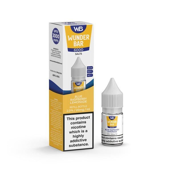 Wundar Bar 6000 Nic Salt 10ml - Box Of 10 - Vapingsupply