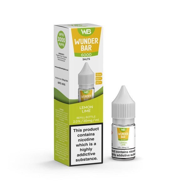 Wundar Bar 6000 Nic Salt 10ml - Box Of 10 - Vapingsupply